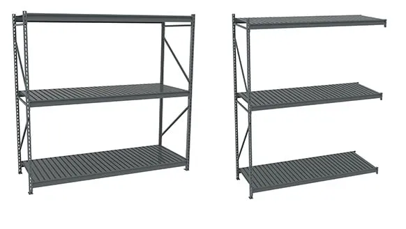 Bulk Storage Racks with Corrugated Steel Decking