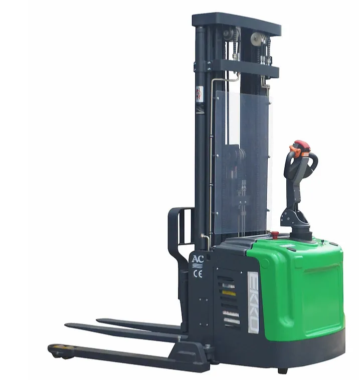 Deluxe Lithium Powered Straddle Stacker