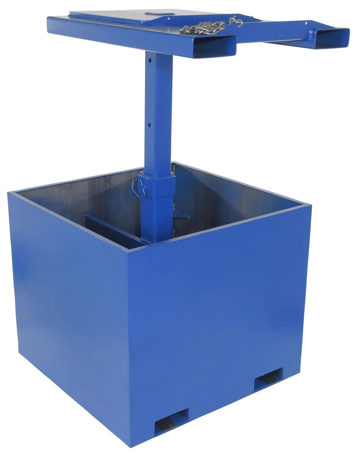 Fork Mounted Trash Bin Compactor