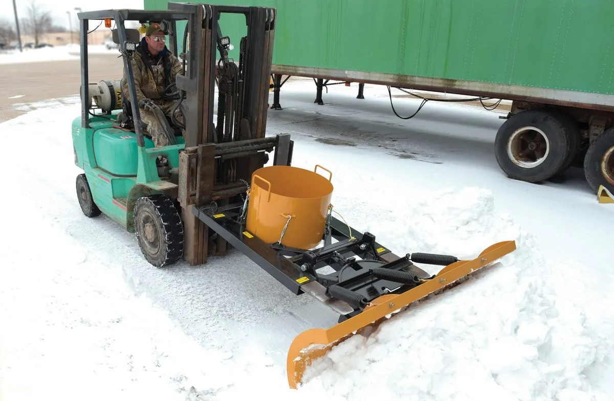 Forklift Mounted Snow Plow Blades