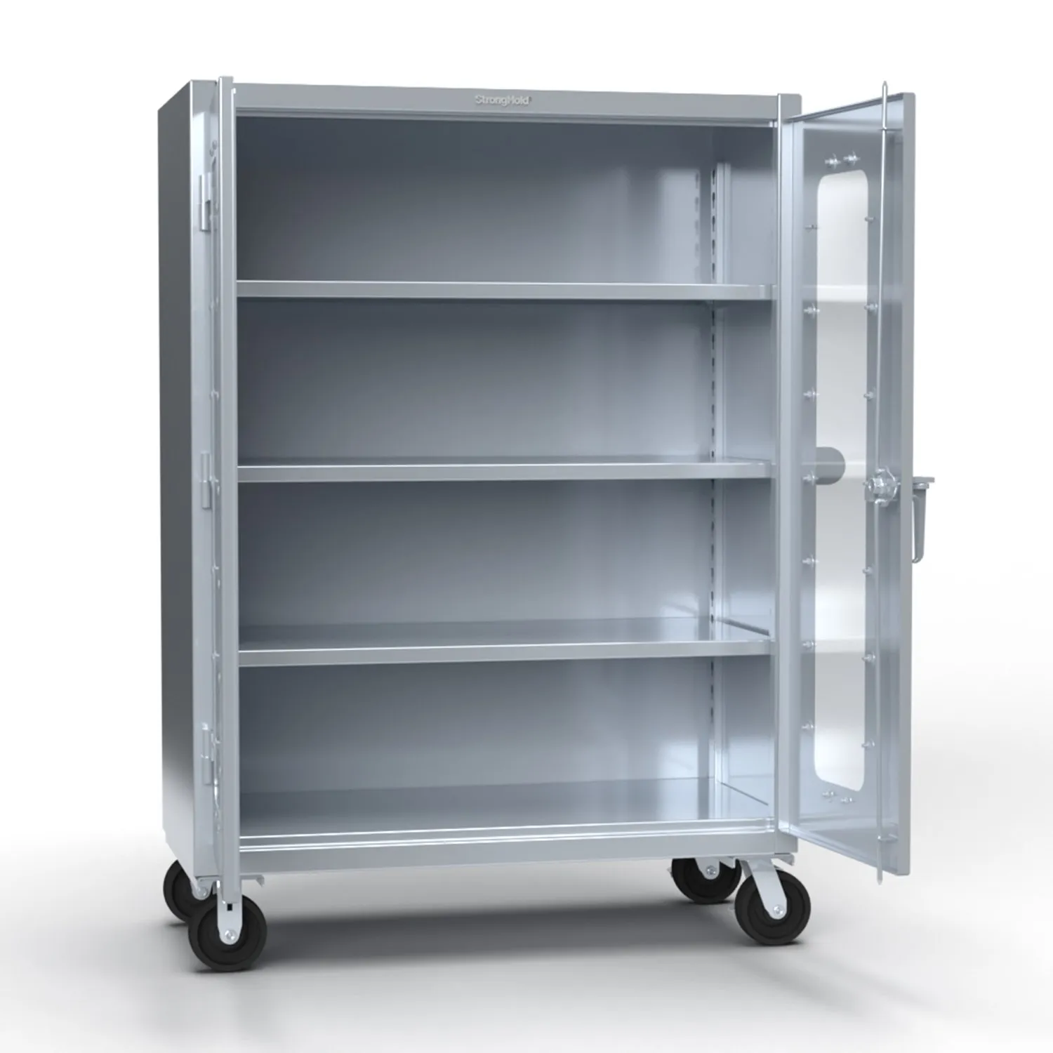 Stainless Steel Mobile Medical Cabinet