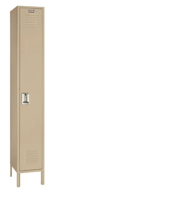 Single Tier Steel Locker with Louvered Doors