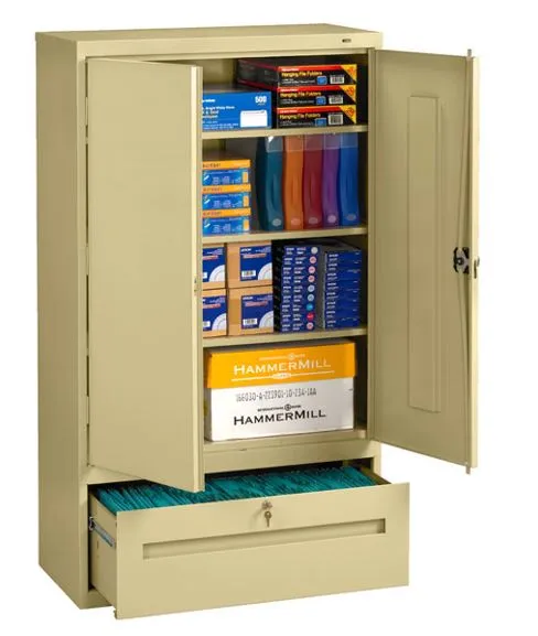 Multi Colored Storage Cabinets with File Drawer