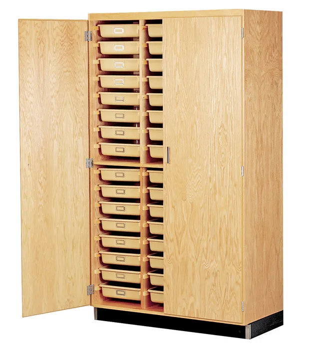 Tote Tray Storage Cabinet