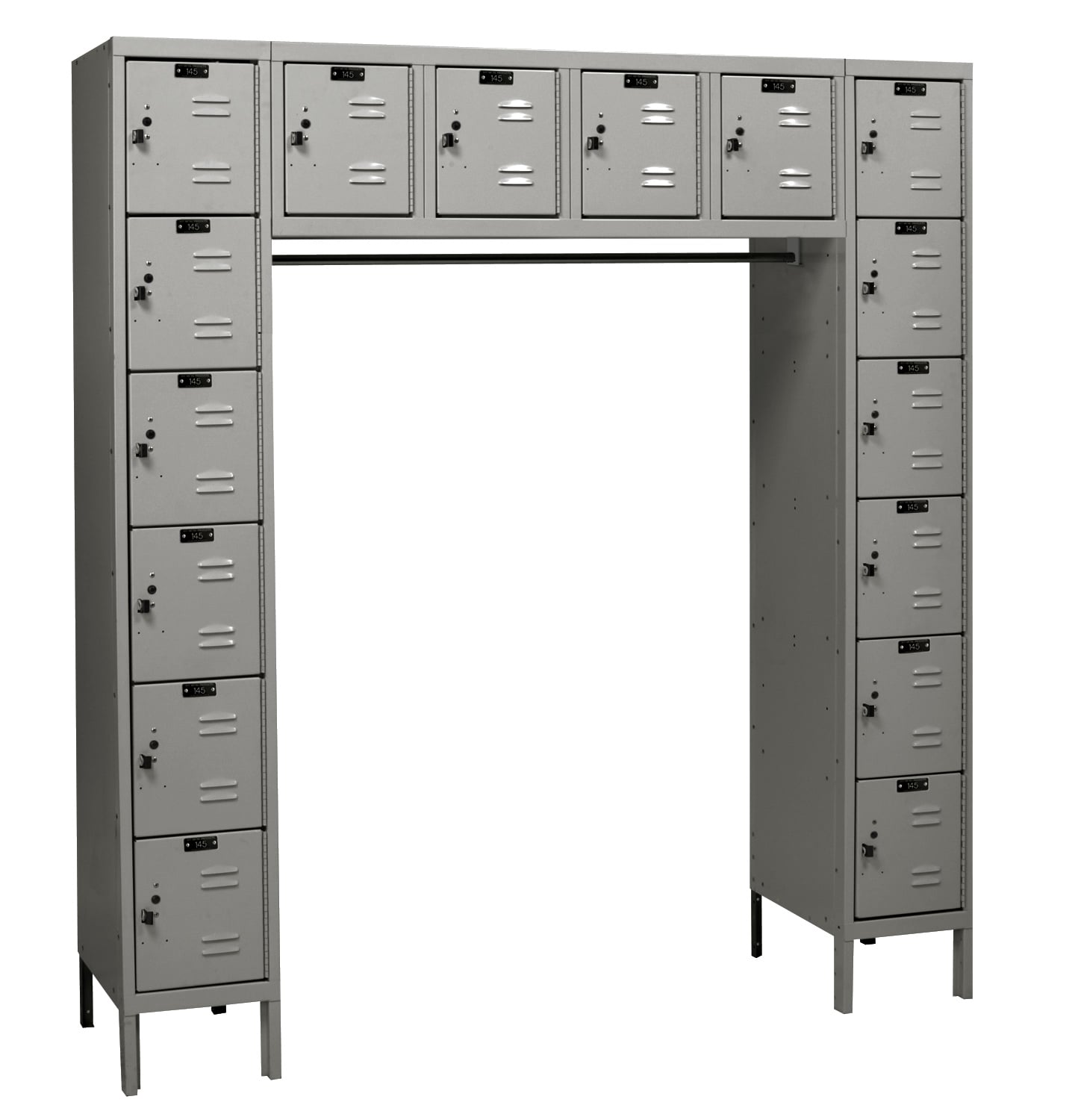 16 Person Locker Gray