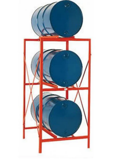 3 Drum Storage Rack
