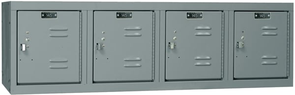 4 Wide Wall Mounted Locker