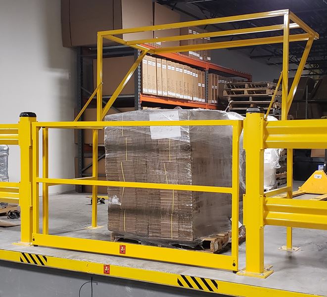 Mezzanine Pivot Gate