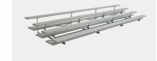 aluminum bleacher