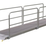 Aluminum Walk Ramps with Handrails