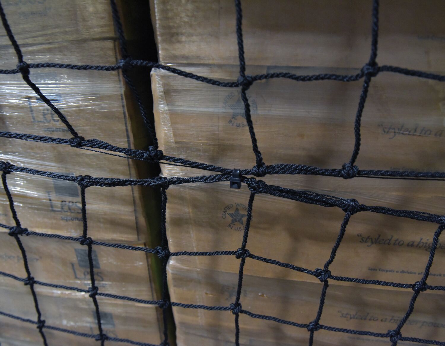 Pallet Rack Netting Installation