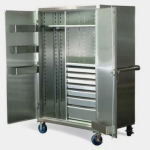 Deluxe Stainless Steel Mobile Cabinet