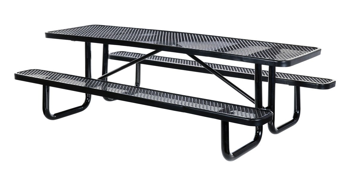 Expanded Metal Picnic Table