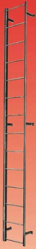 fixed steel ladder