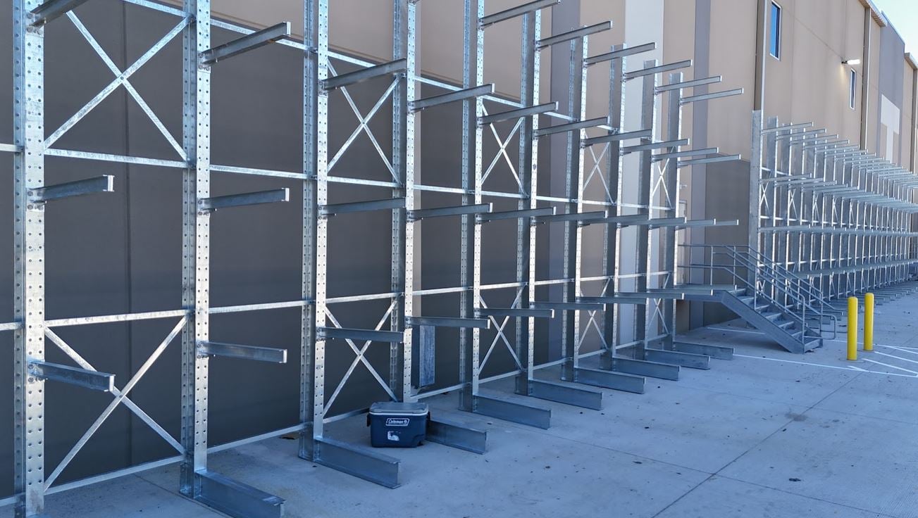 Galvanized Lumber Rack Components