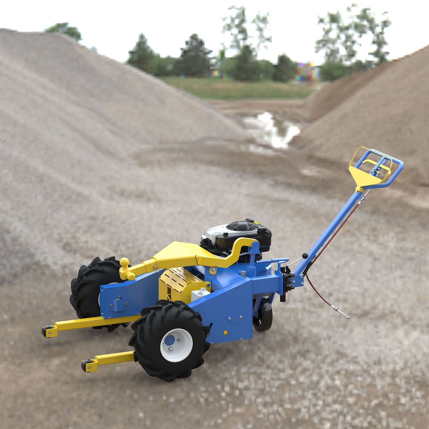 Gas Powered Trailer Mover