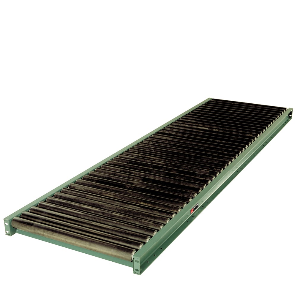 What does roller center mean when talking about gravity conveyors