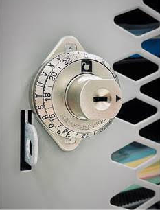 keyless lock for metal lockers