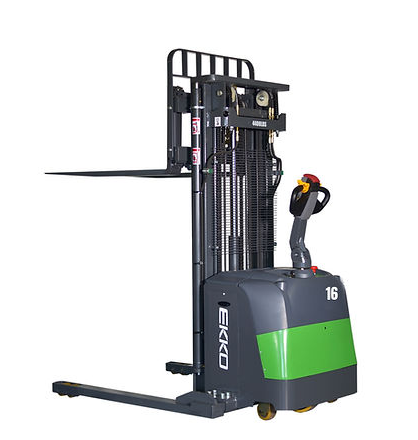 Deluxe Lithium Powered Straddle Stacker