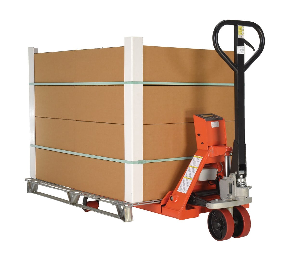 low pofile pallet truck in use v2