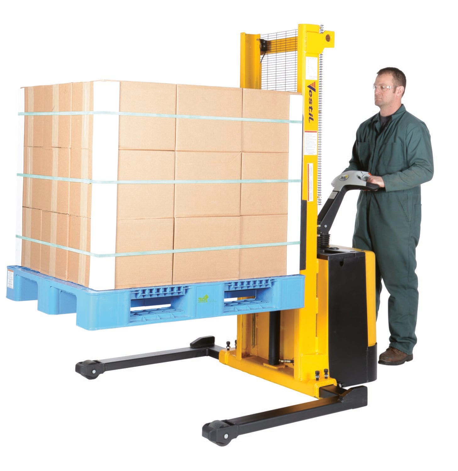 Stacker with Adjustable Legs