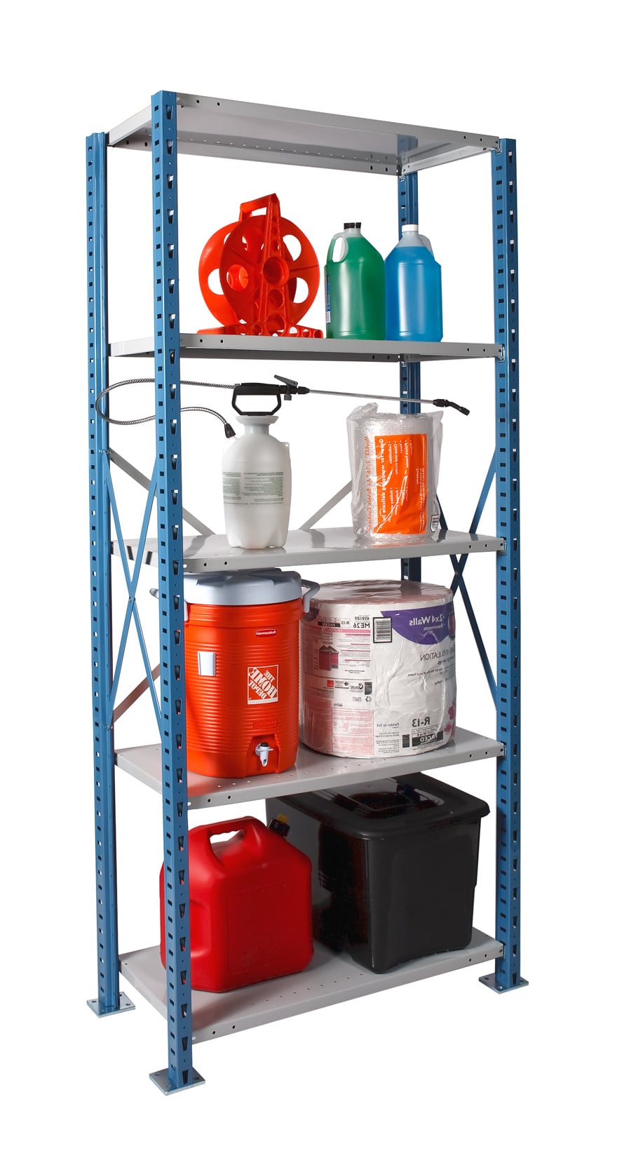 open industrial shelving starter