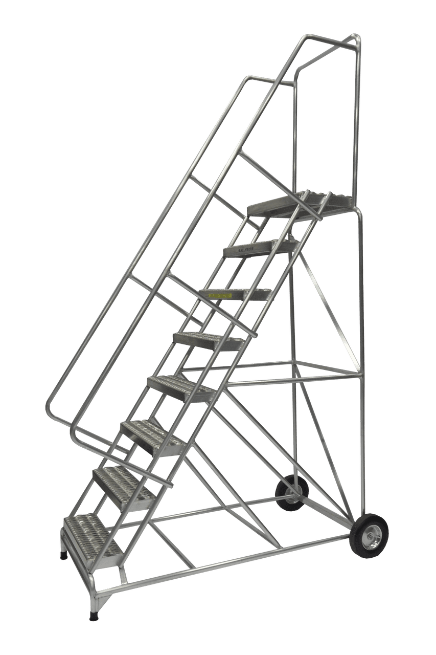Outdoor Rolling Aluminum Ladders