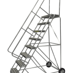 Outdoor Rolling Aluminum Ladders