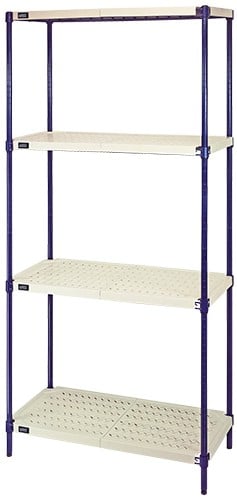plastic shelving