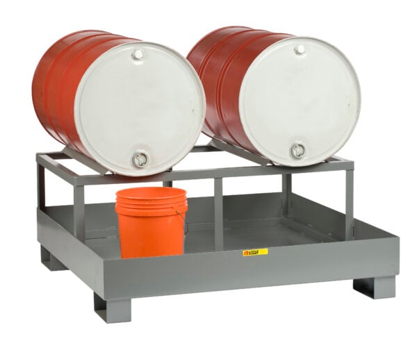 Spill Control Platform with Drum Rack