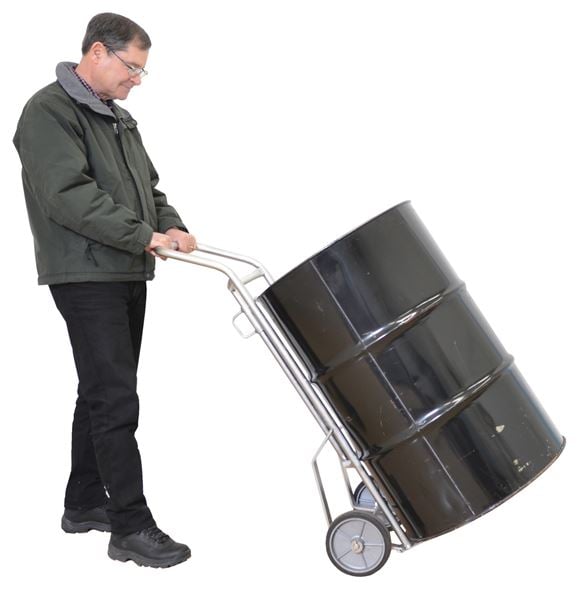 Stainless Steel Drum and Hand Truck Combination
