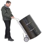 Stainless Steel Drum and Hand Truck Combination
