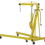 Air and Hand Pump Hydraulic Shop Crane