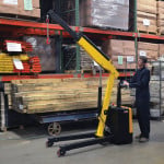 Steel Electric Powered Floor Crane