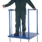 Steel Ergonomic Post-Crank Worker Platform