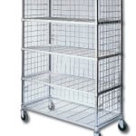 Three Sided Wire Shelving Carts