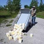 Tilting Construction Site Off Road Powered Cart