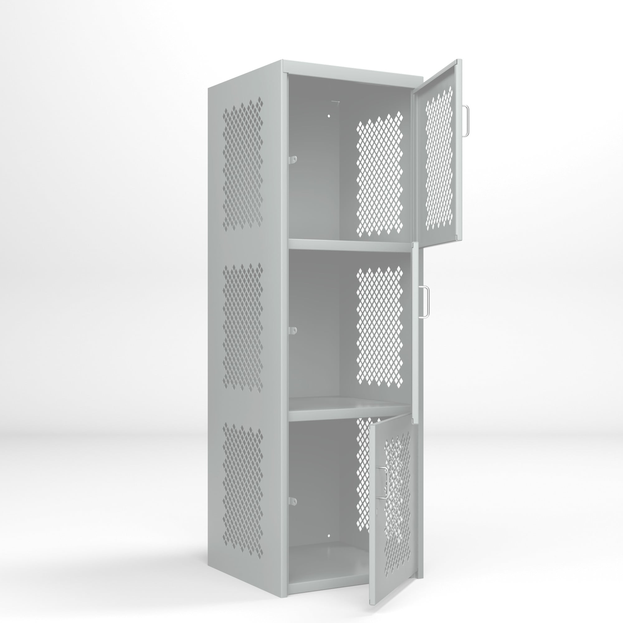 Triple Tier Heavy Duty Vented Lockers