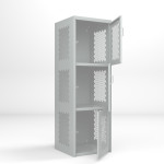 Triple Tier Heavy Duty Vented Lockers