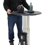 Turntables With Powered Height Adjustment