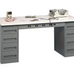 Two Drawer Workbench with Laminate Top